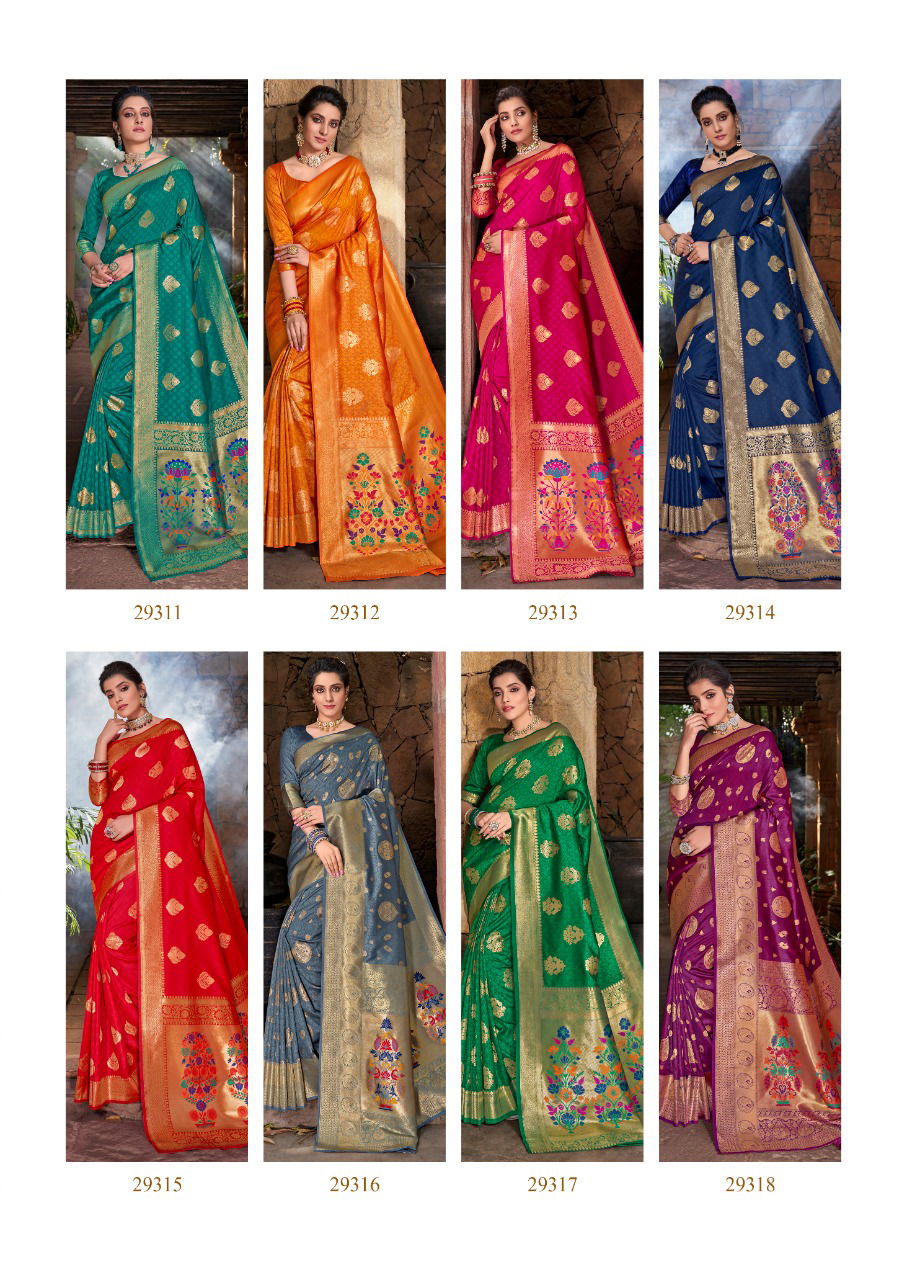 SHAKUNT RONIKA Latest fancy festive Wear Heavy ART Silk Paithani Pallu Designer saree Collection